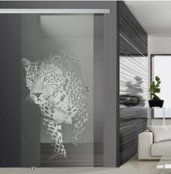 Glasdesign Jaguar skleněné posuvné dveře LG 1025 x 2050 mm